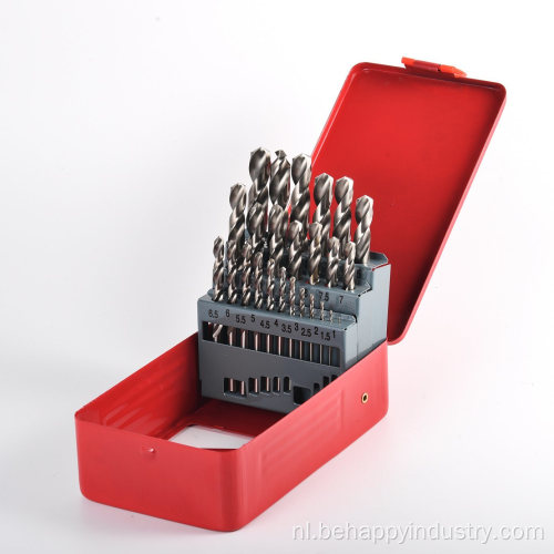 Ground Twist Drill Bit Set 25pcs Set